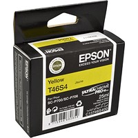 Epson T46S4 Ink Cartridge UltraChrome Pro 10 Yellow 25ml C13T46S400