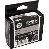 Epson T46S7 Ink Cartridge UltraChrome Pro 10 Grey 25ml C13T46S700