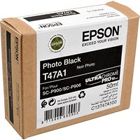 Epson T47A1 Photo Black UltraChrome Pro 10 Ink 50ml C13T47A100