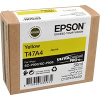 Epson T47A4 Yellow UltraChrome Pro 10 Ink 50ml C13T47A400