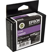 Epson T46SD Ink Cartridge UltraChrome Pro 10 Violet 25ml C13T46SD00