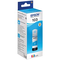 Epson 103 EcoTank Ink Bottle Cyan C13T00S24A10