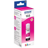 Epson 103 Ink Bottle EcoTank Magenta C13T00S34A10