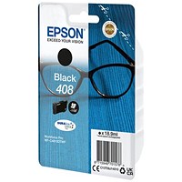 Epson 408 Ink Cartridge DURABrite Ultra Glasses Black C13T09J14010
