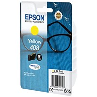 Epson 408 Ink Cartridge DURABrite Ultra Glasses Yellow C13T09J44010