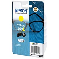 Epson 408L Ink Cartridge DURABrite Ultra Glasses Yellow C13T09K44010