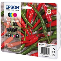 Epson 503XL Chillies Ink Cartridge High Yield CMYK C13T09R64010