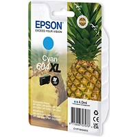 Epson 604XL Pineapple Ink Cartridge High Yield Cyan C13T10H24010
