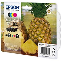Epson 604XL Pineapple Ink Cartridge High Yield CMYK Multipack C13T10H64010