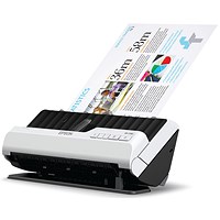 Epson DS-C330 Compact Desktop Scanner, A4, White and Black