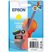 Epson 250 Violin Claria Photo HD Ink Cartridge Yellow C13T16N44010