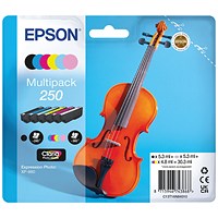 Epson 250 Violin Claria Photo HD Ink Cartridge Multipack C13T16N84010