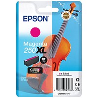 Epson 250XL Violin Claria Photo HD Ink Cart HY Magenta C13T16P34010