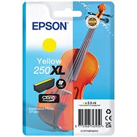 Epson 250XL Violin Claria Photo HD Ink Cartridge HY Ylw C13T16P44010