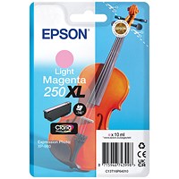 Epson 250XL Violin Claria Photo HD Ink Cart HY Lt Magenta C13T16P64010