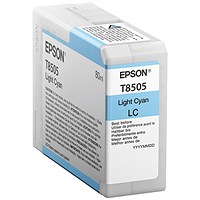 Epson T8505 Ink Cartridge 80ml Light Cyan C13T850500