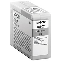 Epson T8507 Ink Cartridge 80ml Light Black C13T850700