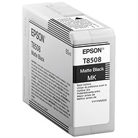 Epson T8508 Ink Cartridge 80ml Matte Black C13T850800