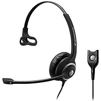 Epos Impact SC 230 Wired Monaural Headset Black 1000514 Epos Impact SC 230 Wired Monaural Headset Black 1000514