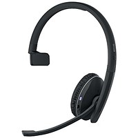 Epos Adapt 231 Adapt 200 Series Wireless Monaural On Ear Headset, USB-C via Bluetooth Adapter Epos Adapt 231 Adapt 200 Series Wireless Monaural On Ear Headset, USB-C via Bluetooth Adapter