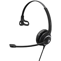 Epos Impact SC230 USB MS II Wired Monaural Headset USB-A Certified for Microsoft Teams 1000578