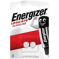 Energizer LR44/A76 Alkaline Batteries, Pack of 2