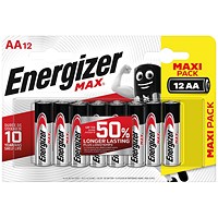 Energizer Max AA/E91 Batteries - Pack of 12
