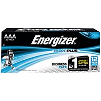 Energizer Max Plus AAA Batteries, Pack of 20