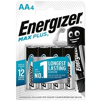 Energizer Max Plus AA Batteries (Pack of 4)