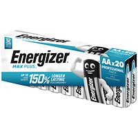 Energizer Max Plus AA Batteries, Pack of 20 Energizer Max Plus AA Batteries, Pack of 20
