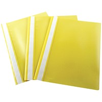 Esselte VIVIDA Polypropylene Report Files A4 Yellow (Pack of 25)