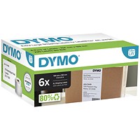Dymo Extra Large Shipping Labels UPS 104x159mm 220 Labels (Pack of 6) 2238107