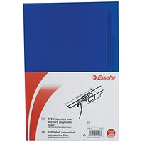 Esselte Orgarex Suspension File Tab Inserts - Pack of 250