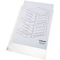 Esselte A3 Pockets, Portrait, Top Opening, Embossed, Pack of 10