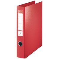 Esselte Maxi Ring Binder, A4, 4 D-Ring, 40mm Capacity, Red