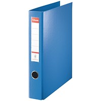 Esselte Maxi Ring Binder, A4, 4 D-Ring, 40mm Capacity, Blue Esselte Maxi Ring Binder, A4, 4 D-Ring, 40mm Capacity, Blue