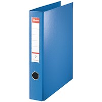 Esselte Maxi Ring Binder, A4, 4 D-Ring, 40mm Capacity, Blue