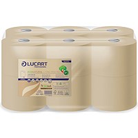 Lucart EcoNatural L-One Mini 180 Toilet Roll (Pack of 12) 812170