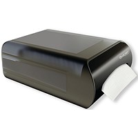 Lucart Professional Dispenser For Interfolded Napkins, Black