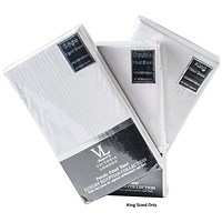 VL Percale Fitted Sheets King (Pack of 20)