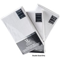 VL Percale Fitted Sheets Double (Pack of 20)