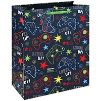 Gamer Gift Bag Large Blue Pack of 6