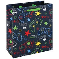 Gamer Gift Bag Medium Blue Pack of 12