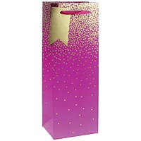 Eurowrap Bottle Bag Pink Ombre Pack Of 6