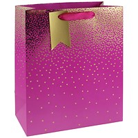 Eurowrap Ombre Gift Bag 210gsm Large Pink Pack of 6