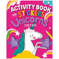 Unicorn Activity Book with Stickers (Pack of 12) 26079-UNIC