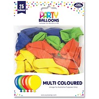 Eurowrap 25 Party Balloons Assorted Pack of 6