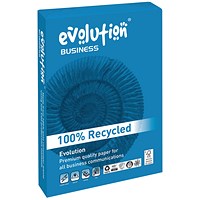 Evolution A4 Business Recycled FSC Paper, White, 100gsm, Ream (500 Sheets)