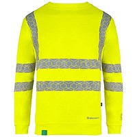 Envirowear Hi-Vis Sweatshirt, Saturn Yellow, Large