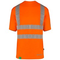 Envirowear Hi-Vis T-Shirt, Orange, Large